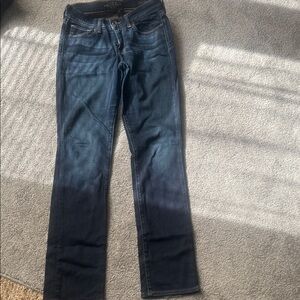 Lucky Brand Women's Straight-Leg Jeans in Dark Blue Wash